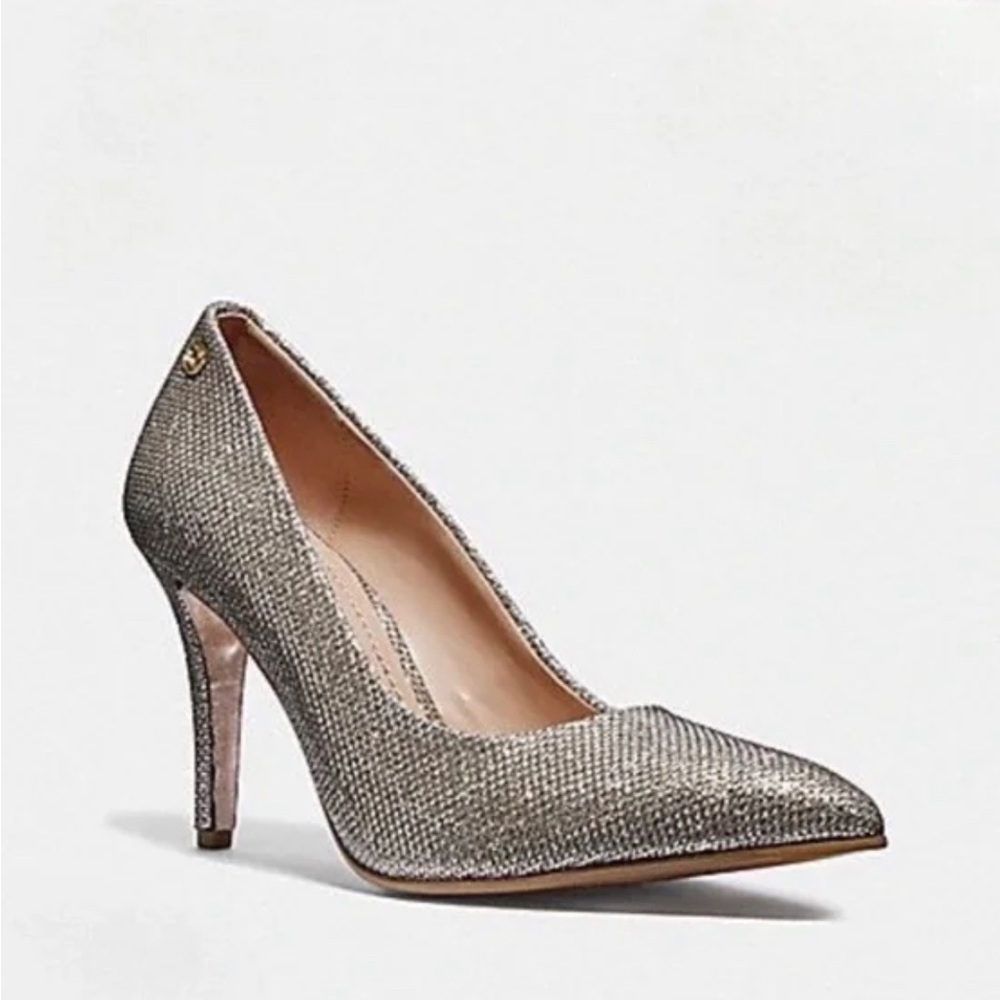 Coach Addie 90 Pump Gold